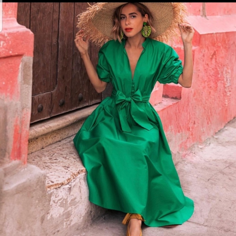 Zara Green Dress